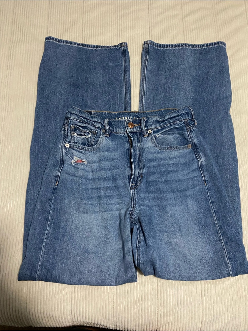 American Eagle Outfitters Medium Blue Skater Jeans